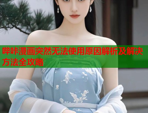 哔咔漫画突然无法使用原因解析及解决方法全攻略