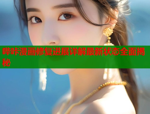哔咔漫画修复进展详解最新状态全面揭秘